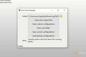 ZW3D 2020 User Folder