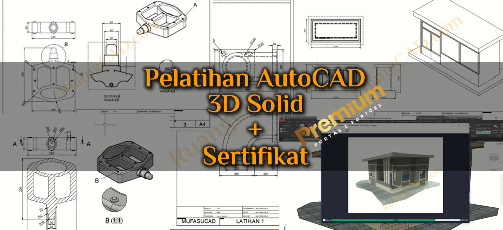 Banner AutoCAD 3D Solid