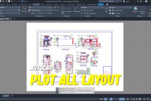 autocad plot layout